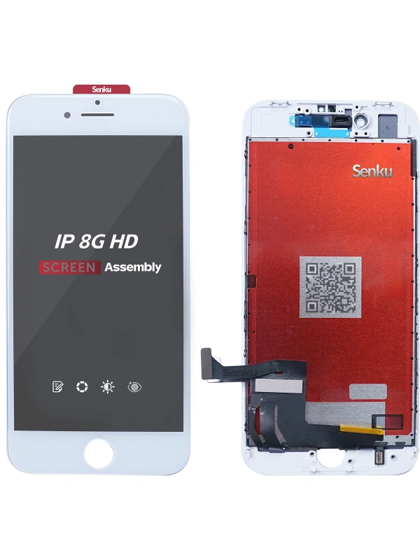 Senku Apple Uyumlu iPhone 8 Lcd Ekran Beyaz A Kalite