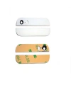 Apple Uyumlu iPhone 5s Kamera Lensi Set Beyaz