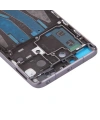 Xiaomi Uyumlu Mi 5 Kasa Kapak Siyah Çıtalı