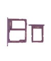 Samsung Uyumlu Galaxy J6 J600 Sim Kart Tepsisi Violet Çift