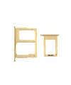 Samsung Uyumlu Galaxy J7 Prime G610 Sim Kart Tepsisi Gold Çift