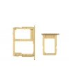 Samsung Uyumlu Galaxy J7 Prime G610 Sim Kart Tepsisi Gold Çift