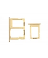 Samsung Uyumlu Galaxy J5 Prime G570 Sim Kart Tepsisi Gold Çift