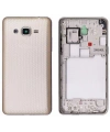 Samsung Uyumlu Galaxy Grand Prime Plus G532 Kasa Kapak Gold Çıtasız