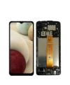Samsung Uyumlu Galaxy A12 A125 Lcd Ekran Siyah Servis Çıtalı Gh82-24491a
