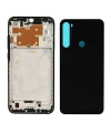 Xiaomi Uyumlu Redmi Note 8 Kasa Kapak Siyah Çıtalı