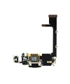Apple Uyumlu iPhone 11 Pro Şarj Soketli Mikrofon Filmi Flex Siyah Servis