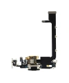 Apple Uyumlu iPhone 11 Pro Max Şarj Soketli Mikrofon Filmi Flex Siyah Servis
