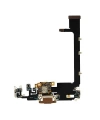 Apple Uyumlu iPhone 11 Pro Max Şarj Soketli Mikrofon Filmi Flex Gold Servis