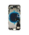 Apple Uyumlu iPhone Se 2020 Kasa Kapak Beyaz Dolu