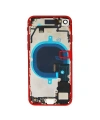 Apple Uyumlu iPhone Se 2020 Kasa Kapak Kırmızı Dolu
