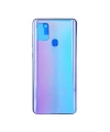 Samsung Uyumlu Galaxy A21s A217 Kasa Kapak Mavi Çıtasız
