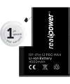RealPower Apple Uyumlu iPhone 12 Pro Max Yüksek Kapasiteli Batarya 4500mah