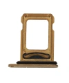 Apple Uyumlu iPhone 12 Pro Max Sim Kart Tepsisi Gold Çift Simli