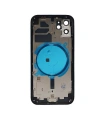 Apple Uyumlu iPhone 12 Kasa Kapak Siyah Boş