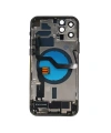 Apple Uyumlu iPhone 12 Pro Kasa Kapak Siyah Dolu