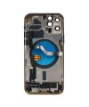Apple Uyumlu iPhone 12 Pro Kasa Kapak Gold Dolu