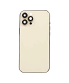 Apple Uyumlu iPhone 12 Pro Max Kasa Kapak Gold Dolu