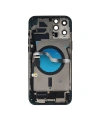 Apple Uyumlu iPhone 12 Pro Max Kasa Kapak Mavi Dolu