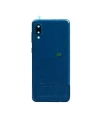 Samsung Uyumlu Galaxy A02 A022 Kasa Kapak Mavi Çıtasız