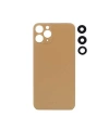 Apple Uyumlu iPhone 11 Pro Max Arka Kapak Kamera Lensli Gold