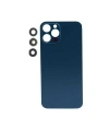 Apple Uyumlu iPhone 12 Pro Max Arka Kapak Kamera Lensli Mavi