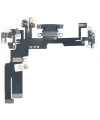 Apple Uyumlu iPhone 14 Şarj Soketli Mikrofon Filmi Flex Siyah