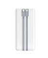 Realpower 10000mAh 22.5W Dahili Kablolu Taşınabilir Beyaz Powerbank RP-PBC1