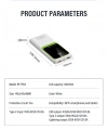 Realpower 10000mAh 22.5W Dahili Kablolu Taşınabilir Beyaz Powerbank RP-PBC1