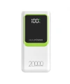 Realpower 20000mAh 22.5W Dahili Kablolu Taşınabilir Beyaz Powerbank RP-PBC2