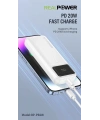 Realpower 20000mAh 22.5W Taşınabilir Beyaz Powerbank RP-PB2W