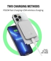 Realpower 5000mAh 20W Magsafe Taşınabilir Beyaz Powerbank RP-PB5