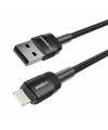 Realpower 2.4A Usb to Lightning örgülü şarj kablosu (1 m)  CA-24AULBK
