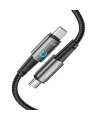Realpower 60W USB-C - USB-C örgülü Şarj Kablosu gri (1 m) CA-60WCCGR