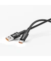 Realpower 66W Usb to Type-c örgülü şarj kablosu (1 m) CA-66WUCBK