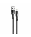 Realpower 2.4A Usb to Lightning örgülü şarj kablosu (1 m) CA-24AULBK2
