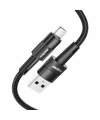Realpower 2.4A Usb to Lightning örgülü şarj kablosu (1 m) CA-24AULBK2