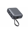 Realpower 10000mAh Gri Powerbank 22.5W Kablolu ve Led Display PB10KGR