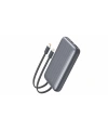 Realpower 10000mAh Gri Powerbank 22.5W Kablolu ve Led Display  PB10KGR2