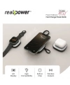 Powerbank RP-PB1100 LED DISPLAY ve kendiliğinden kablolu gri