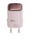 Realpower 20W GaN USB-C PD Hızlı Şarj Adaptörü Şarj Aleti ve USB-C to Lightning Hızlı Şarj Kablo Seti Pembe TCS20WPI
