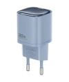 Realpower 20W GaN USB-C PD Hızlı Şarj Adaptörü Şarj Aleti ve USB-C to Lightning Hızlı Şarj Kablo Seti Mavi TCS20WBL