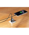 Realpower 30W GaN USB-C PD Hızlı Şarj Adaptörü Şarj Aleti ve USB-C to Lightning Hızlı Şarj Kablo Seti Siyah TCS30WBK