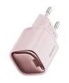Realpower 30W GaN USB-C PD Hızlı Şarj Adaptörü Şarj Aleti ve USB-C to Lightning Hızlı Şarj Kablo Seti Pembe TCS30WPI