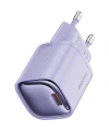 Realpower 30W GaN USB-C PD Hızlı Şarj Adaptörü Şarj Aleti ve USB-C to Lightning Hızlı Şarj Kablo Seti Mor TCS30WPU