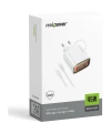 Realpower 45W GaN 3 Çıkışlı USB-C1/C2/A PD Hızlı Şarj Adaptörü Şarj Aleti ve 60W USB-C to USB-C Kablo Seti Beyaz TCS45WBK