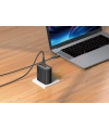 Realpower 67W GaN 3 Çıkışlı USB-C1/C2/A Dijital Göstergeli PD Hızlı Şarj Adaptörü Şarj Aleti ve 100W USB-C to USB-C Kablo Seti Siyah TCS67WBK