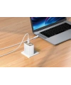Realpower 67W GaN 3 Çıkışlı USB-C1/C2/A Dijital Göstergeli PD Hızlı Şarj Adaptörü Şarj Aleti ve 100W USB-C to USB-C Kablo Seti Beyaz TCS67WWH