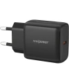Realpower 25W PPS PD USB-C Hızlı Şarj Adaptörü Şarj Aleti Siyah TC25WBK