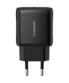 Realpower 25W PPS PD USB-C Hızlı Şarj Adaptörü Şarj Aleti Siyah TC25WBK